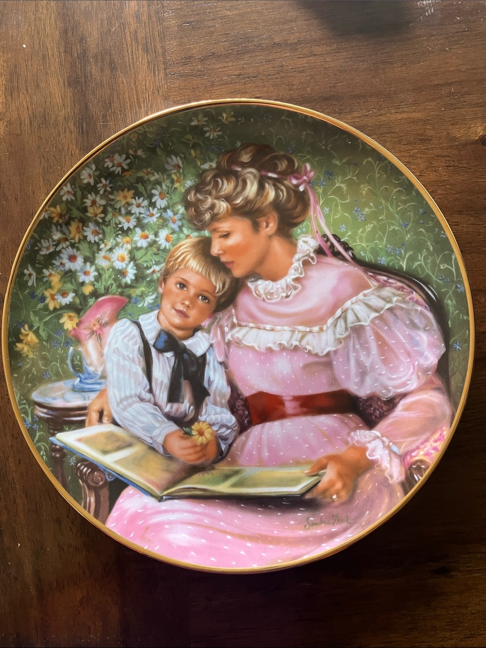 Sandra Kuck “Times Remembered” 1986 Mother’s Day Plate